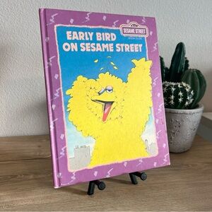 Vintage 1992 Early Bird on Sesame Street Book Club HC Big Bird CTW